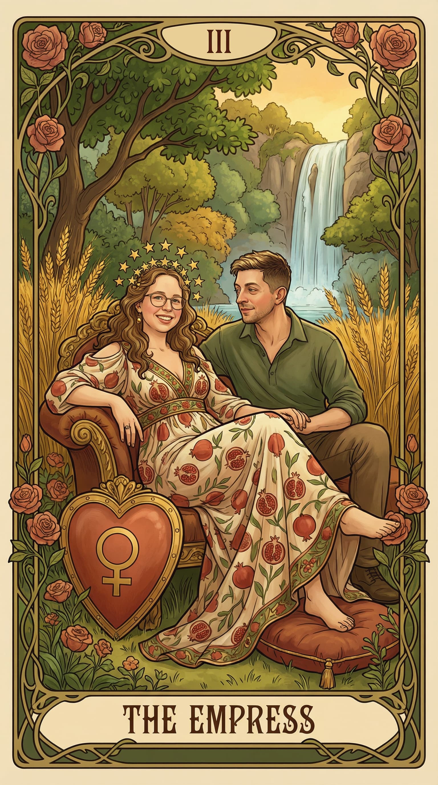 Tarot kochanków example 2