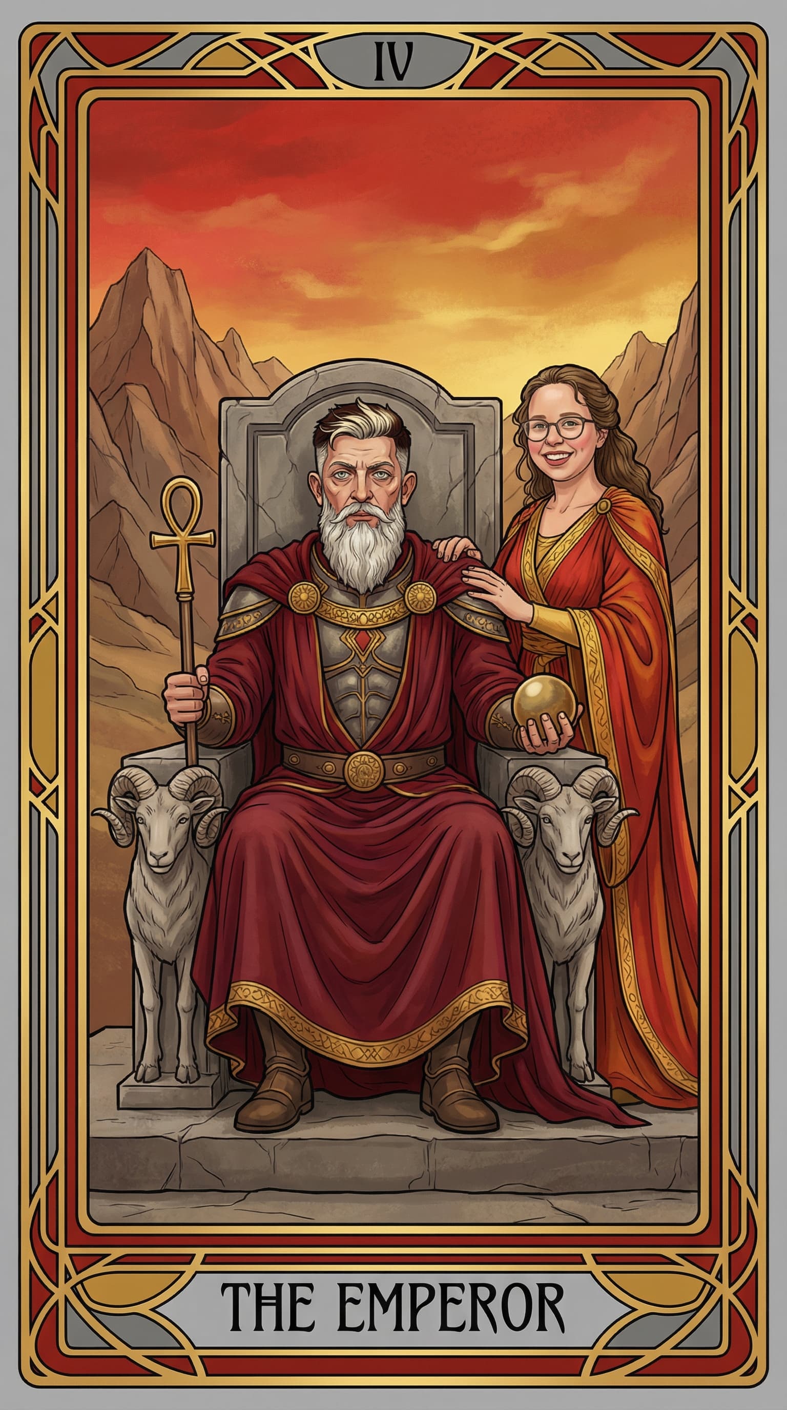 Älskandes tarot example 2