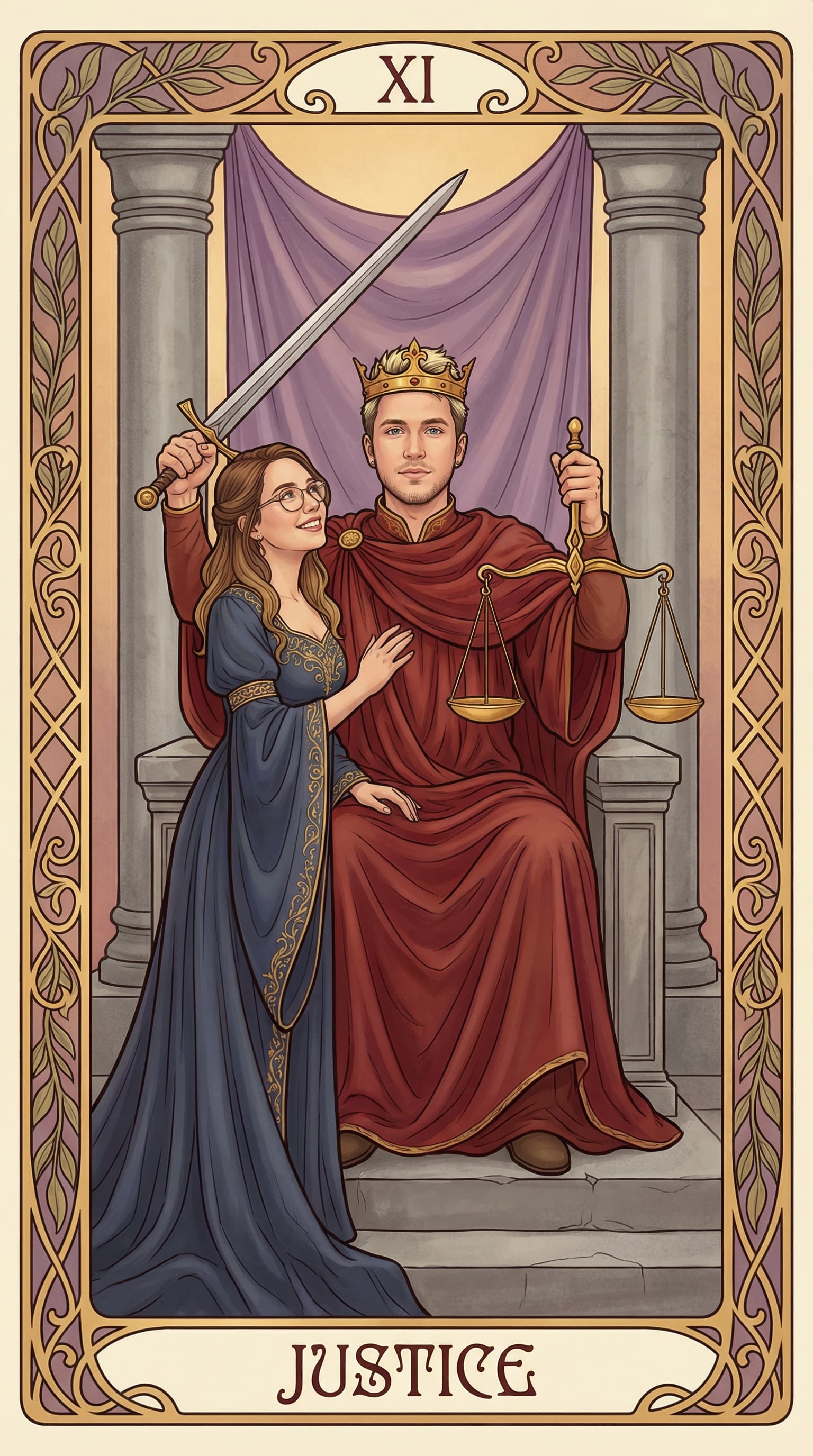 Lovers Tarot example 1