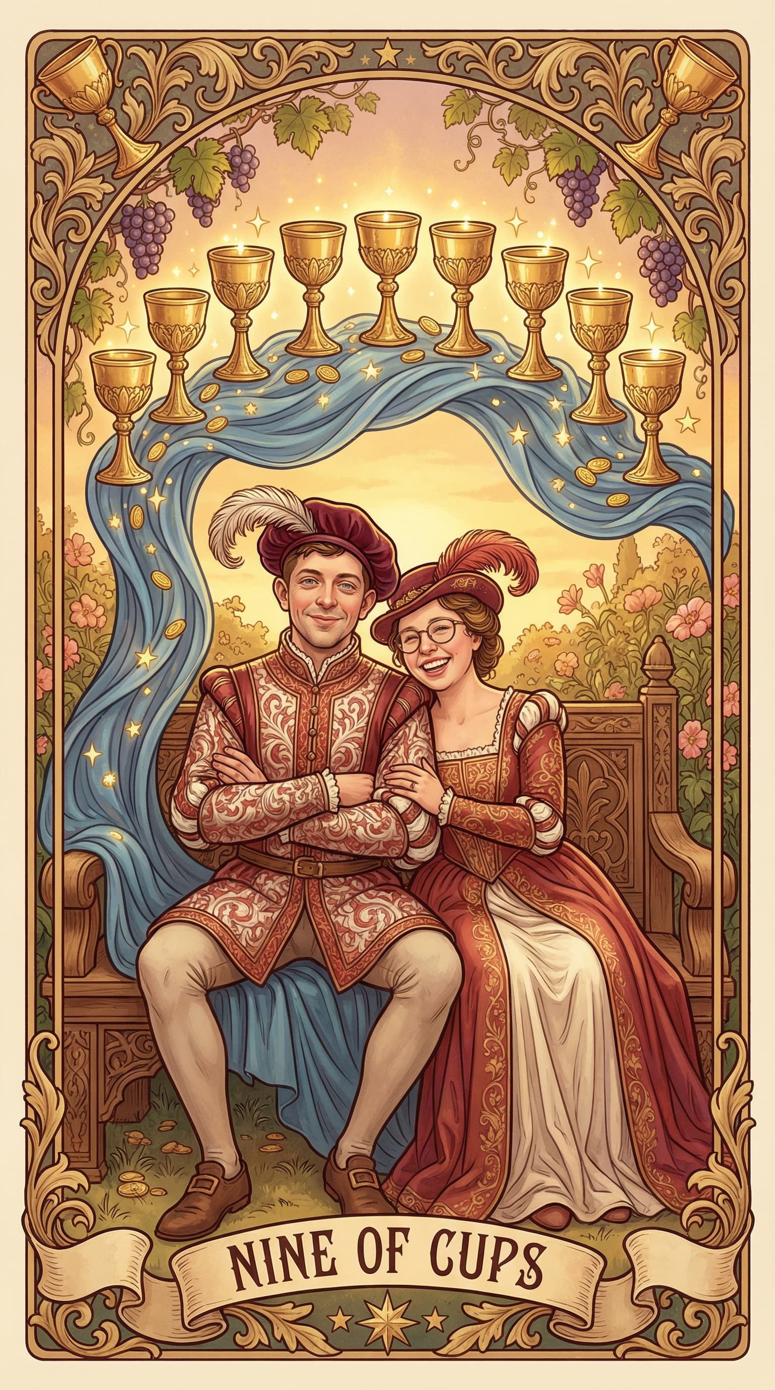Älskandes tarot example 1