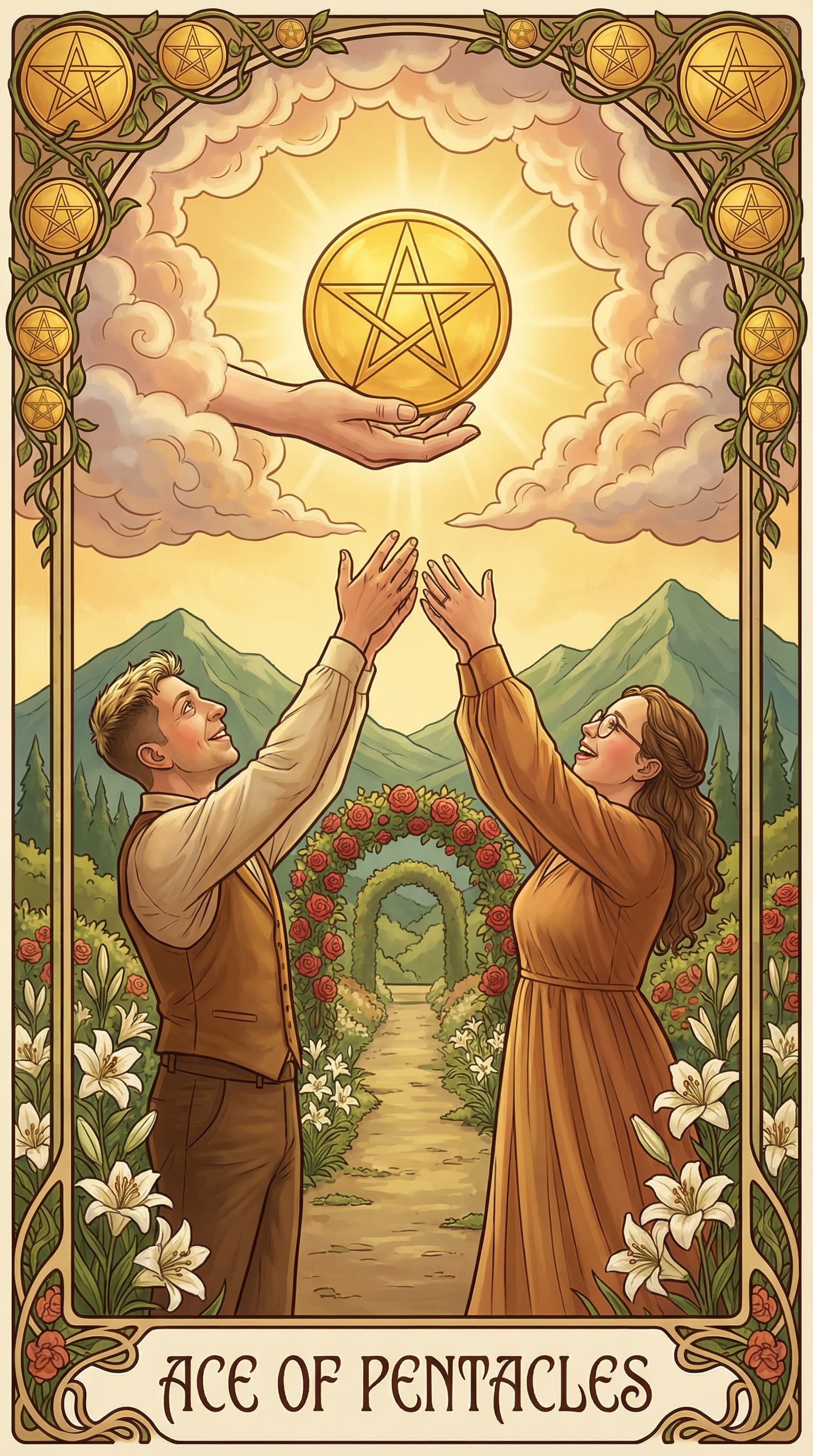 Älskandes tarot example 3