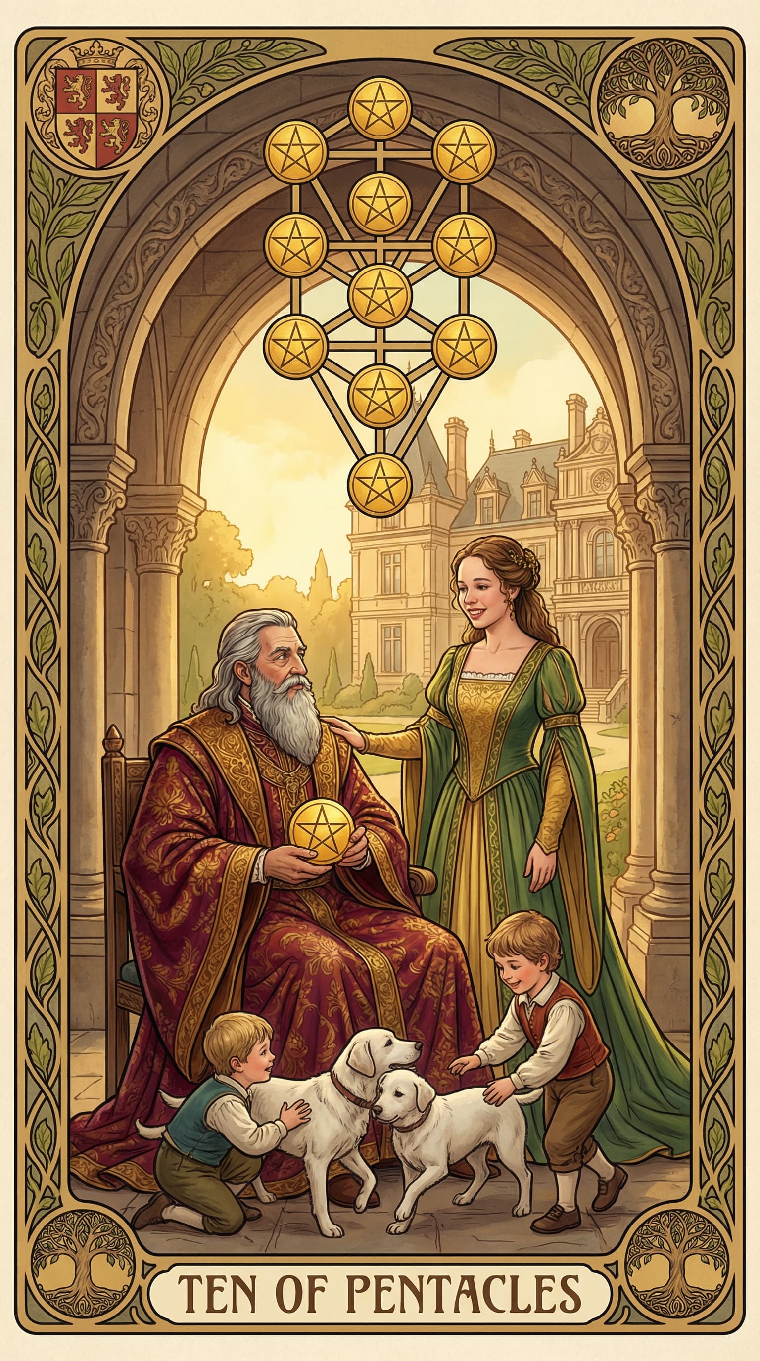 Älskandes tarot example 2