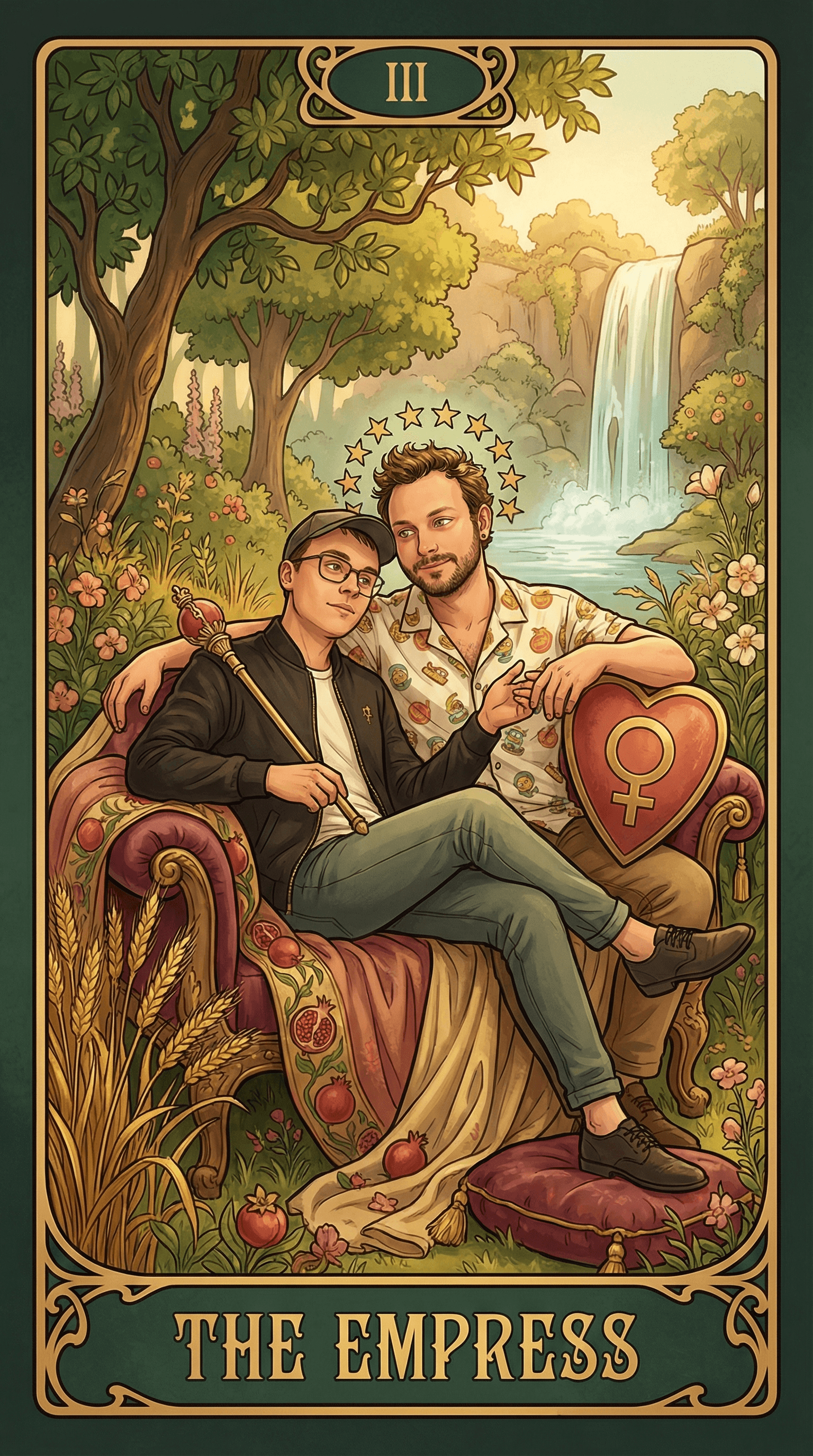 Tarot kochanków example 3