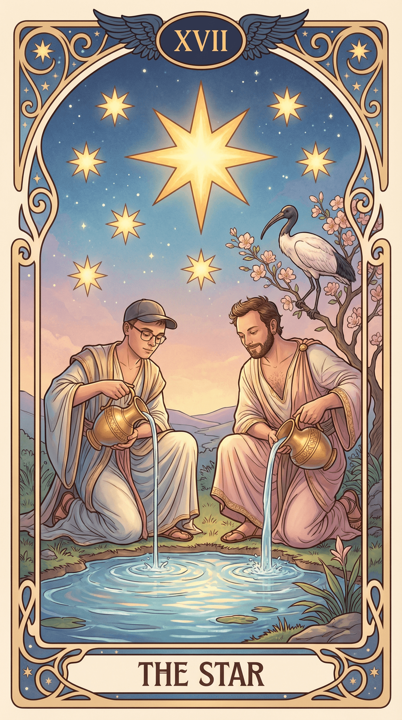 Älskandes tarot example 2
