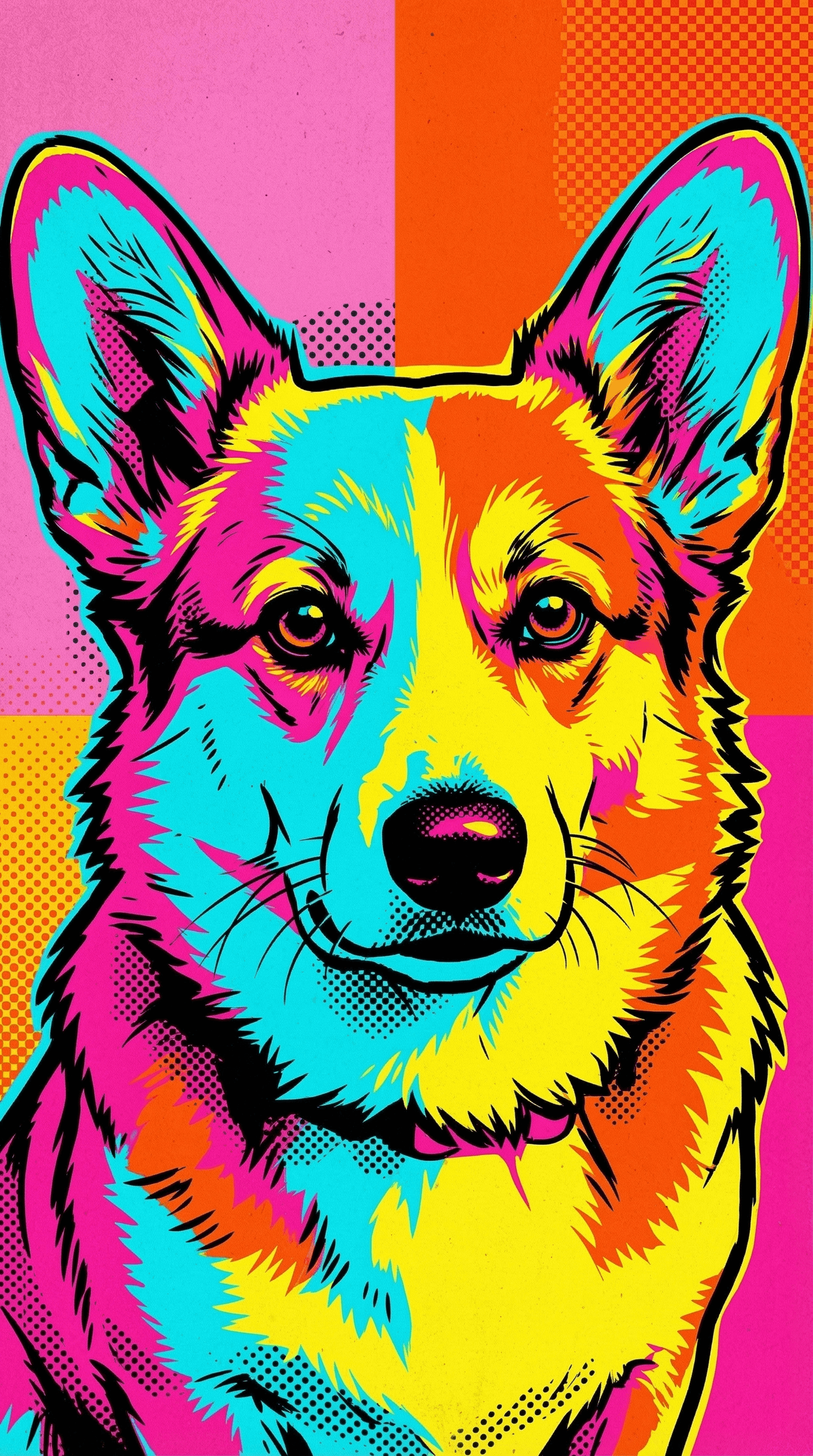 Kæledyrsportrætkort example 1