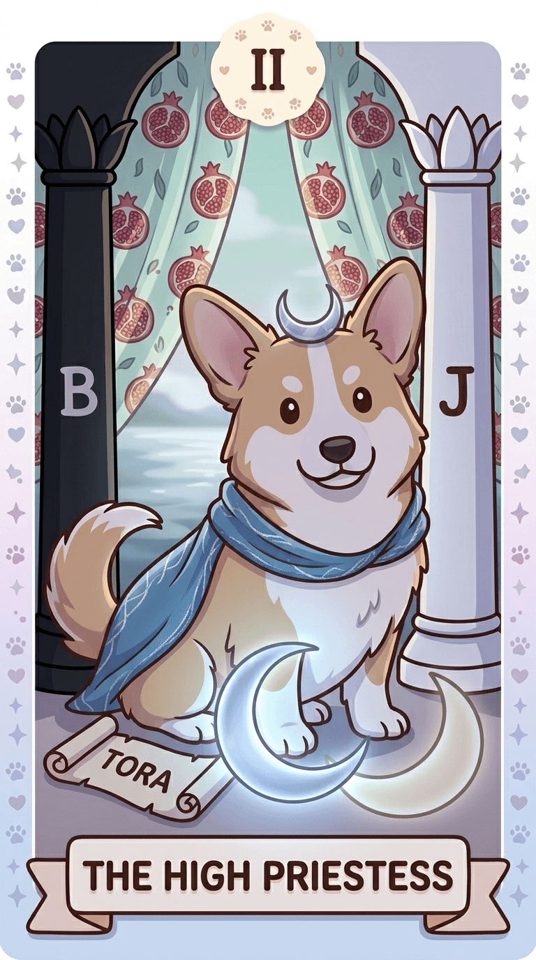 Purrs & Paws Pet Tarot example 1