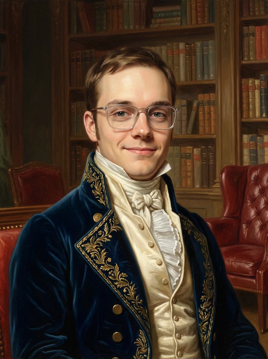 Noir portrait example