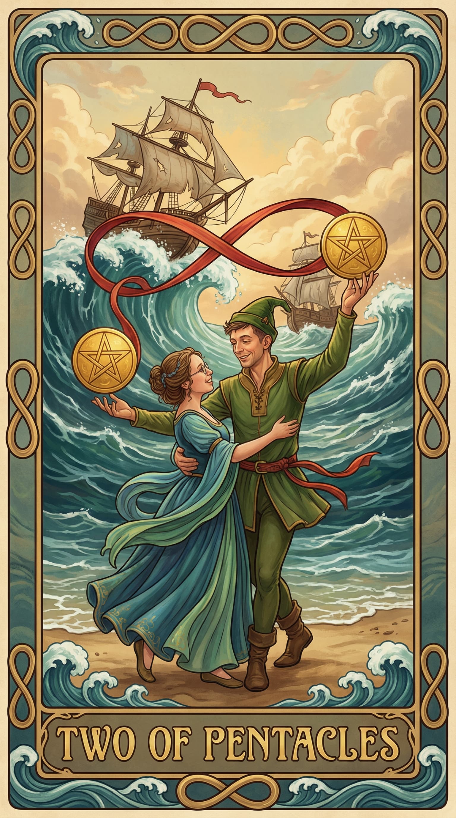 Lovers Tarot example 1