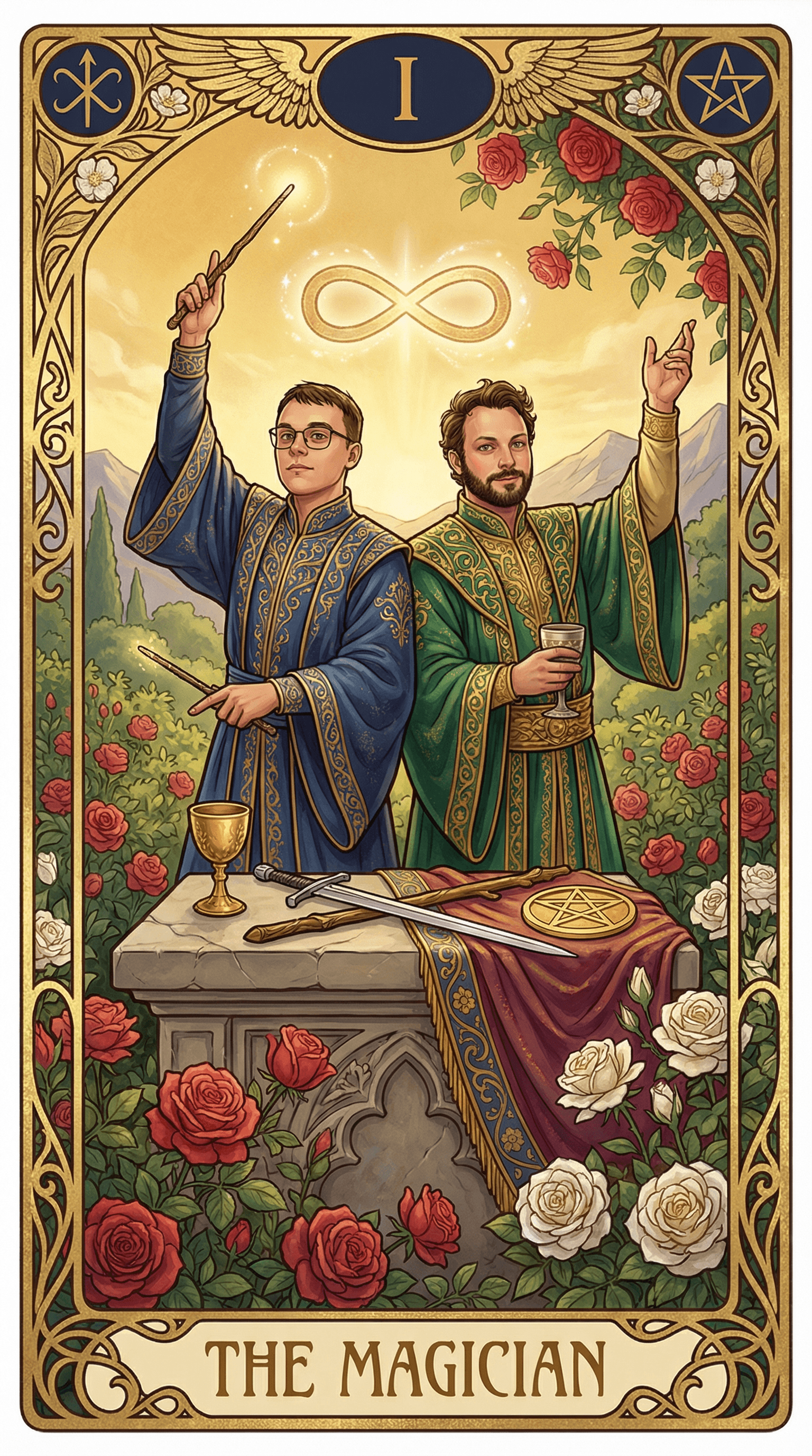 Lovers Tarot example 2